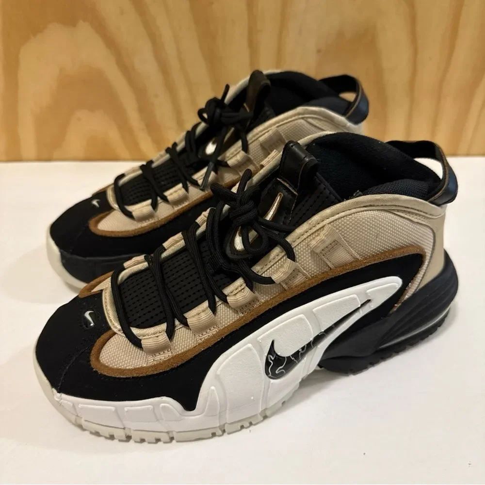Nike Air Max Penny 1 Rattan Black Ale Brown White Mens 7, Wmn’s 9 DV7442-200